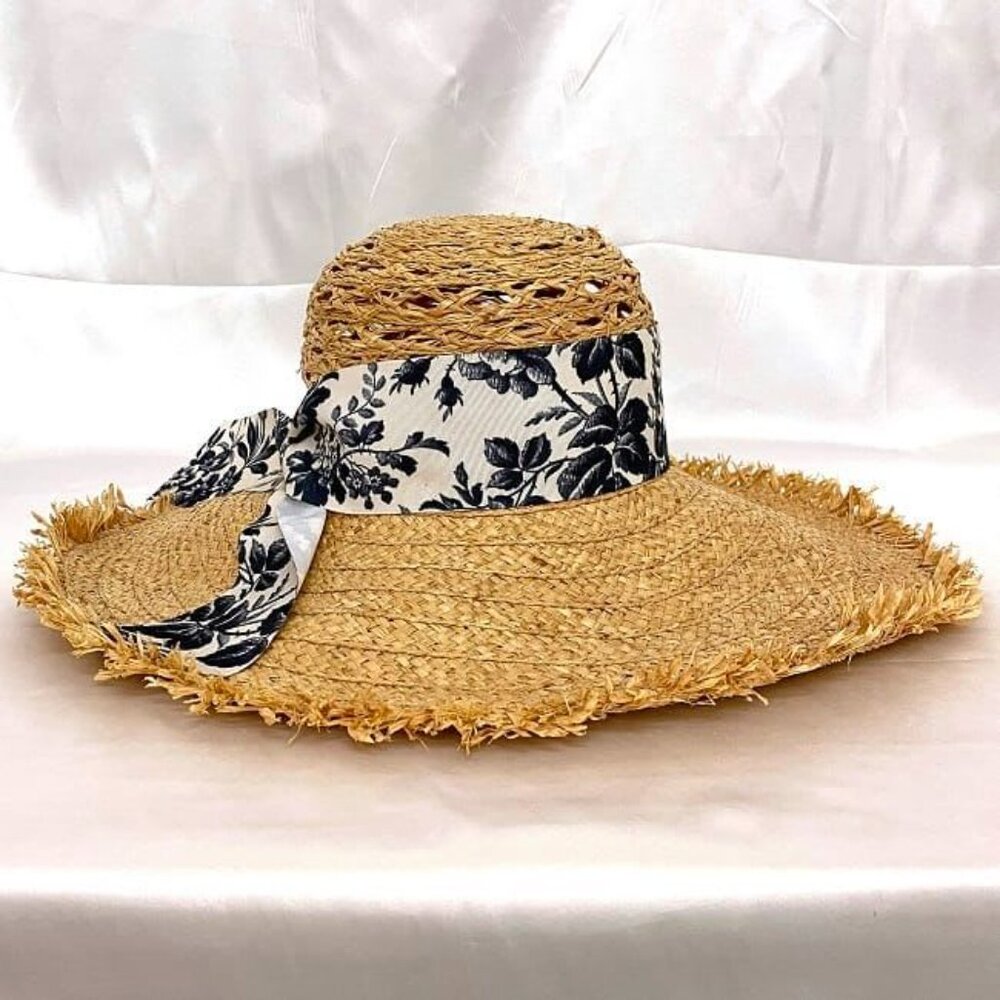 Gucci Bob Hat Beige Herbarium Ribbon Flora - Picture 2 of 10